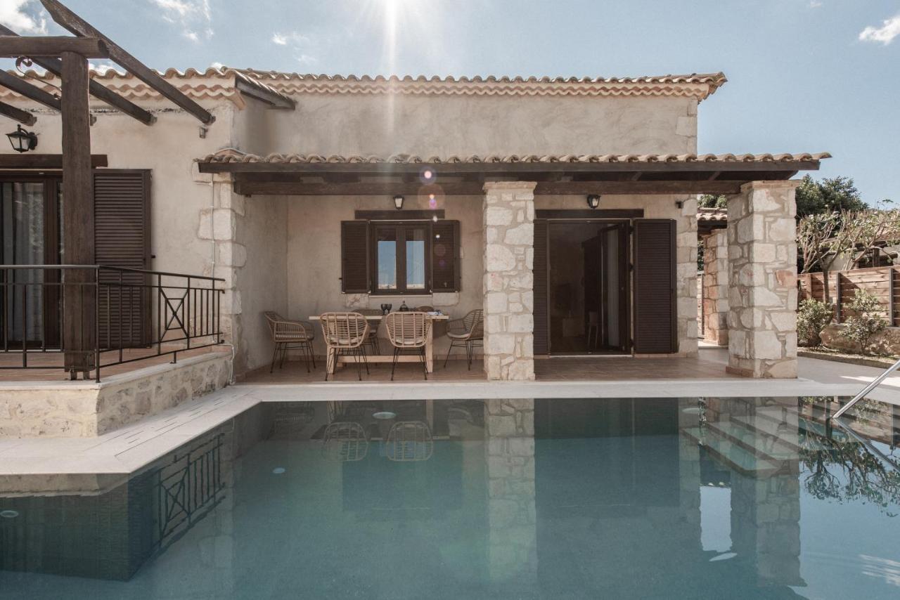 Viatzo Villas - Eclectic Villas With Heated Saltwater Pools Mouzakion  Luaran gambar