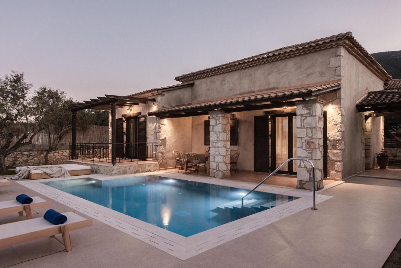Viatzo Villas - Eclectic Villas With Heated Saltwater Pools Mouzakion  Luaran gambar